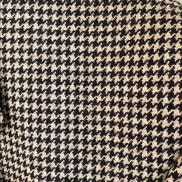 Marks & Spencer Cashmere Wool Black and White Houndstooth Blazer Short classic - Picture 6 of 16